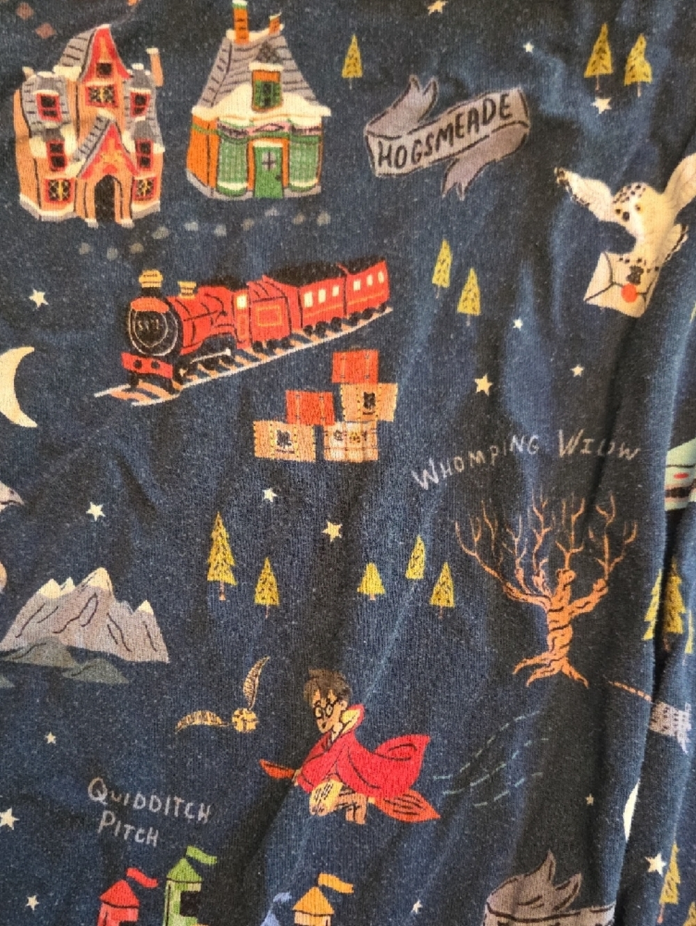 Little Sleepies Harry Potter Bamboo Pajamas 9/10 - Picture 3 of 3